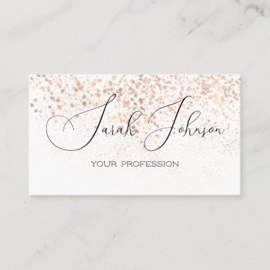 QR Code Social Media Gouden Regen Visitekaartje (Voorkant)