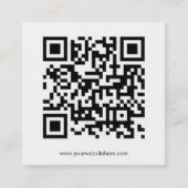 QR Code Social Media Logo Visitekaartje (Voorkant)