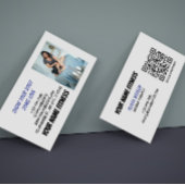 QR Code Social Media Modern Business Card Visitekaartje