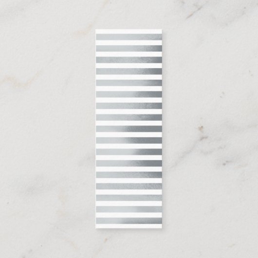 QR-code Social Media trouwkaart Mini Visitekaartje (Achterkant)