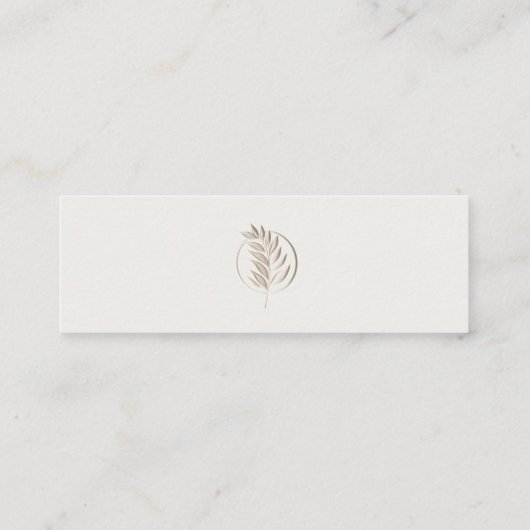 QR-code Social Media trouwkaart Mini Visitekaartje (Achterkant)