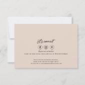 QR code sociale media logo moderne kleine bedrijve Bedankkaart (Achterkant)