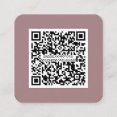 QR code-Sociale media-Modern-Simple-Professional S Vierkante Visitekaartje (Voorkant)