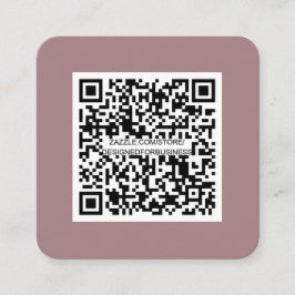 QR code-Sociale media-Modern-Simple-Professional S Vierkante Visitekaartje