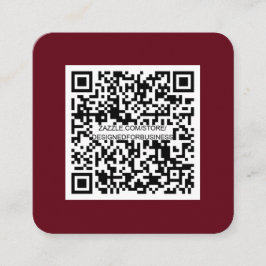 QR code-Sociale media-Modern-Simple-Professional  Vierkante Visitekaartje