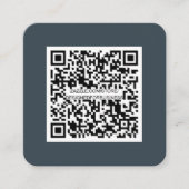 QR code-Sociale media-Modern-Simple-Professional Vierkante Visitekaartje (Voorkant)