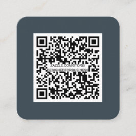 QR code-Sociale media-Modern-Simple-Professional Vierkante Visitekaartje