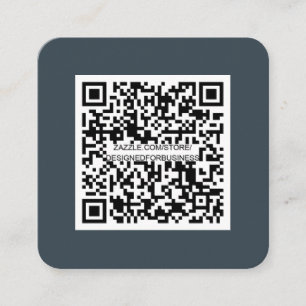 QR code-Sociale media-Modern-Simple-Professional Vierkante Visitekaartje