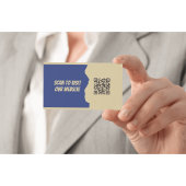 QR-code sociale media moderne visitekaart Visitekaartje