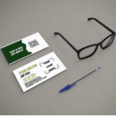 QR-code sociale media moderne visitekaart Visitekaartje