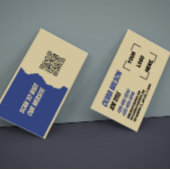 QR-code sociale media moderne visitekaart Visitekaartje