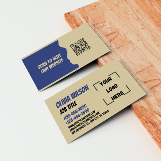 QR-code sociale media moderne visitekaart Visitekaartje