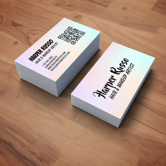 QR-code sociale media moderne visitekaart Visitekaartje