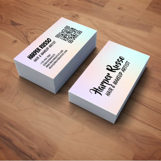 QR-code sociale media moderne visitekaart Visitekaartje