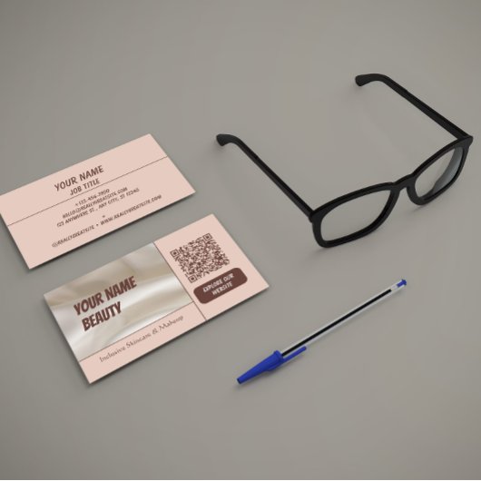 QR-code sociale media moderne visitekaart Visitekaartje