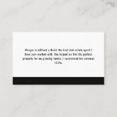 QR-code Sociale media-pictogrammen Onroerend goed Visitekaartje (Achterkant)