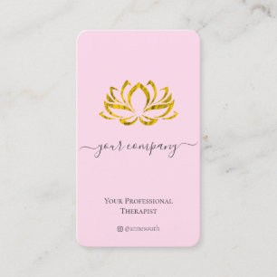 QR Code Spa Therapist Lotus Visitekaartje