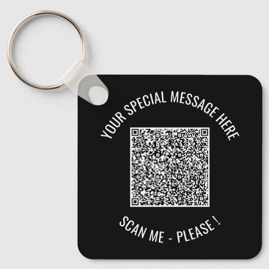 QR Code Special Message Sleutelhanger Surprise Cad (Voorkant)