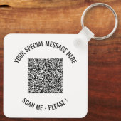 QR Code Special Message Sleutelhanger Surprise Cad (Achterkant)