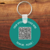 QR-code Speciale Sleutelhanger bericht verrassings (Voorkant)