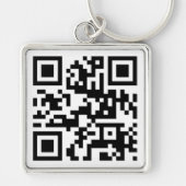 QR-code - Spijt me nerveus! Sleutelhanger (Voorkant)