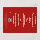 QR Code Spooky Halloween Uitnodiging (Achterkant)