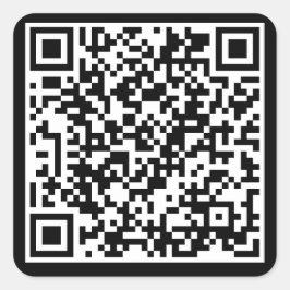 QR CODE Square Sticker