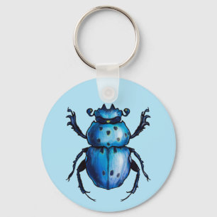 QR-code Stag Beetle Insect Art Entomology Sleutelhanger