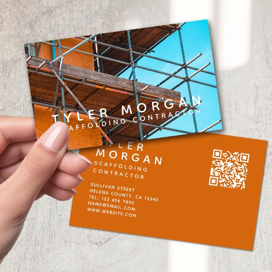 QR-code steigeraannemer Visitekaartje