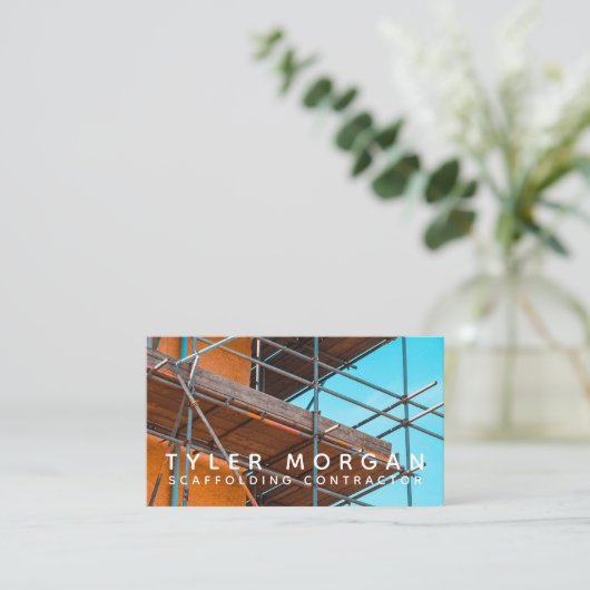 QR-code steigeraannemer Visitekaartje (Staand voorkant)