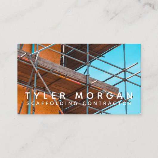 QR-code steigeraannemer Visitekaartje (Voorkant)