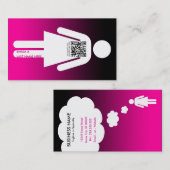 qr code stick visitekaartje (Voorkant / Achterkant)