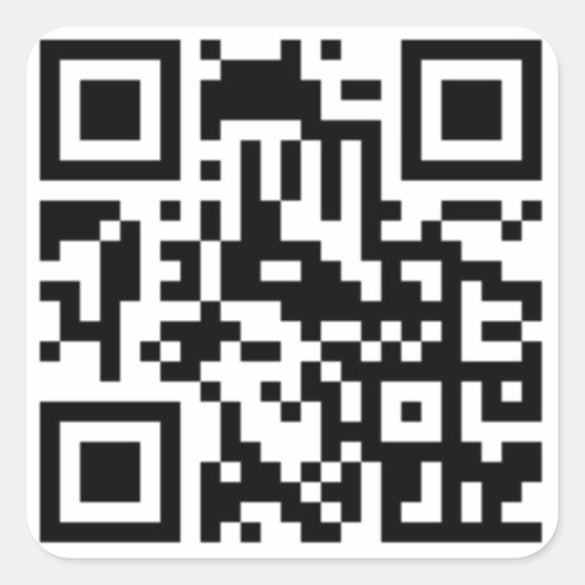 QR Code Sticker (Voorkant)