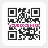 QR Code Sticker (Voorkant)