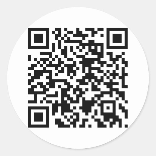 QR Code Stickers -  (Voorkant)