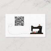 QR Code Stitch in Time Naaiwerk Wijzigingen Repara Visitekaartje (Achterkant)