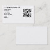 QR CODE STORE SJABLOON VISITEKAARTJE (Voorkant / Achterkant)