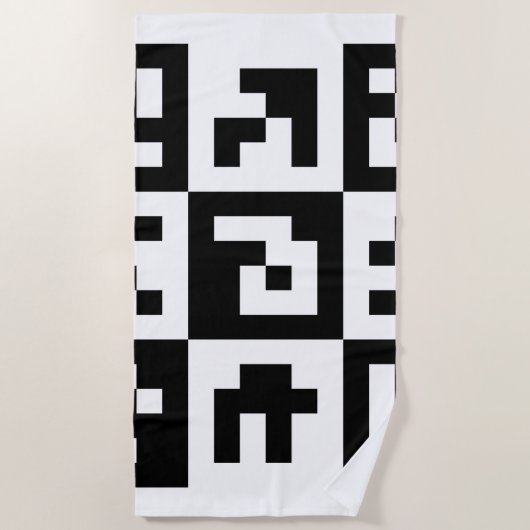 qr-code strandlaken (Voorkant)