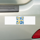 QR-code-Sverige Bumpersticker (Op auto)