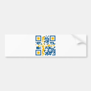 QR-code-Sverige Bumpersticker
