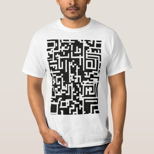 Qr-code T-shirt (Voorkant)