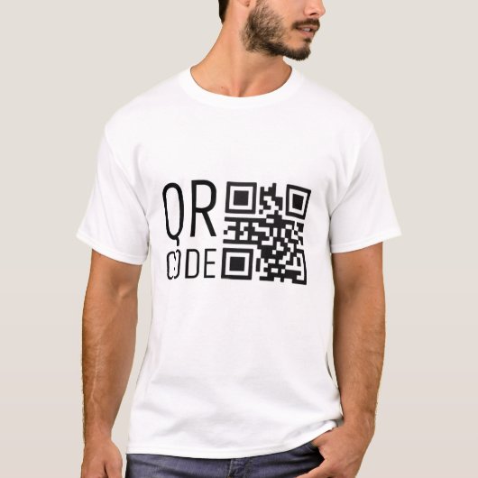 Qr-code T-shirt (Voorkant)