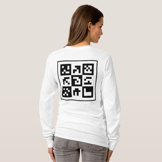 qr-code t-shirt (Achterkant volledig)