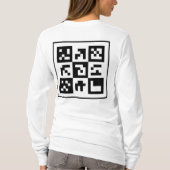 qr-code t-shirt (Achterkant)