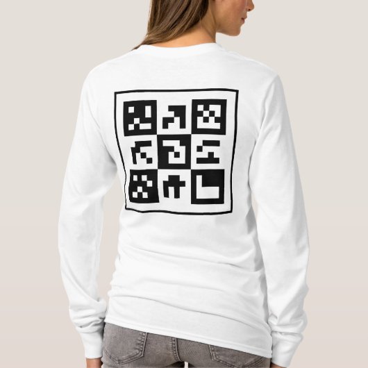 qr-code t-shirt (Achterkant)