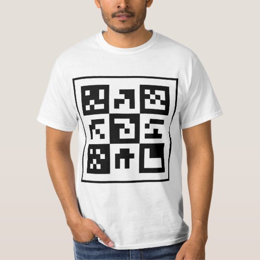 qr-code t-shirt (Voorkant)