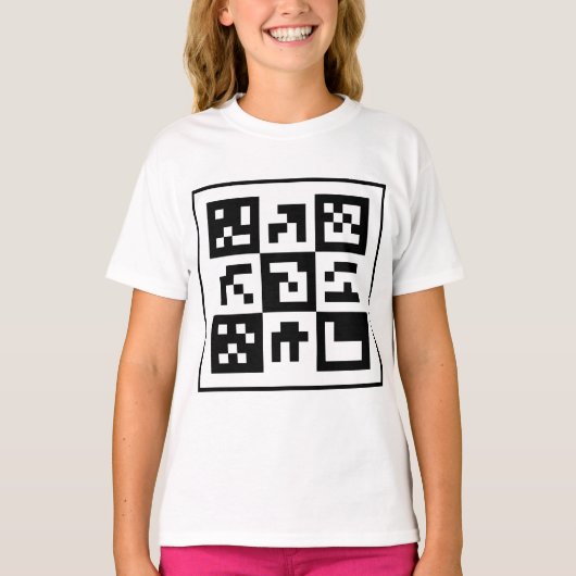 qr-code t-shirt (Voorkant)