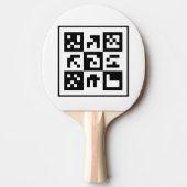 qr-code tafeltennisbatje (Voorkant)