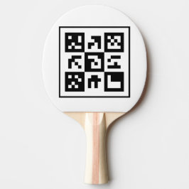 qr-code tafeltennisbatje