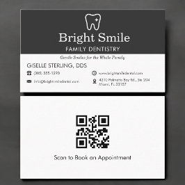 QR Code Tandarts Tandheelkunde Visitekaartje